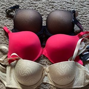 Black, Tan, Hot pint 32B bras from Tillys